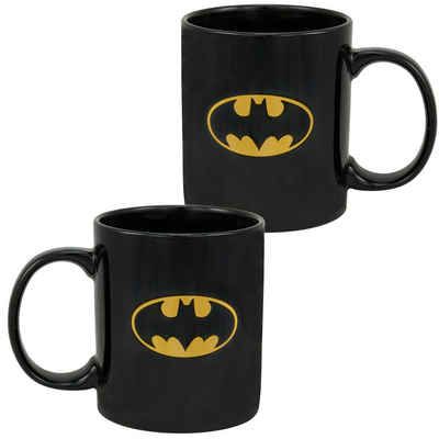 United Labels® Tasse DC Comics - Batman Kaffeebecher aus Keramik Schwarz 320 ml, Keramik