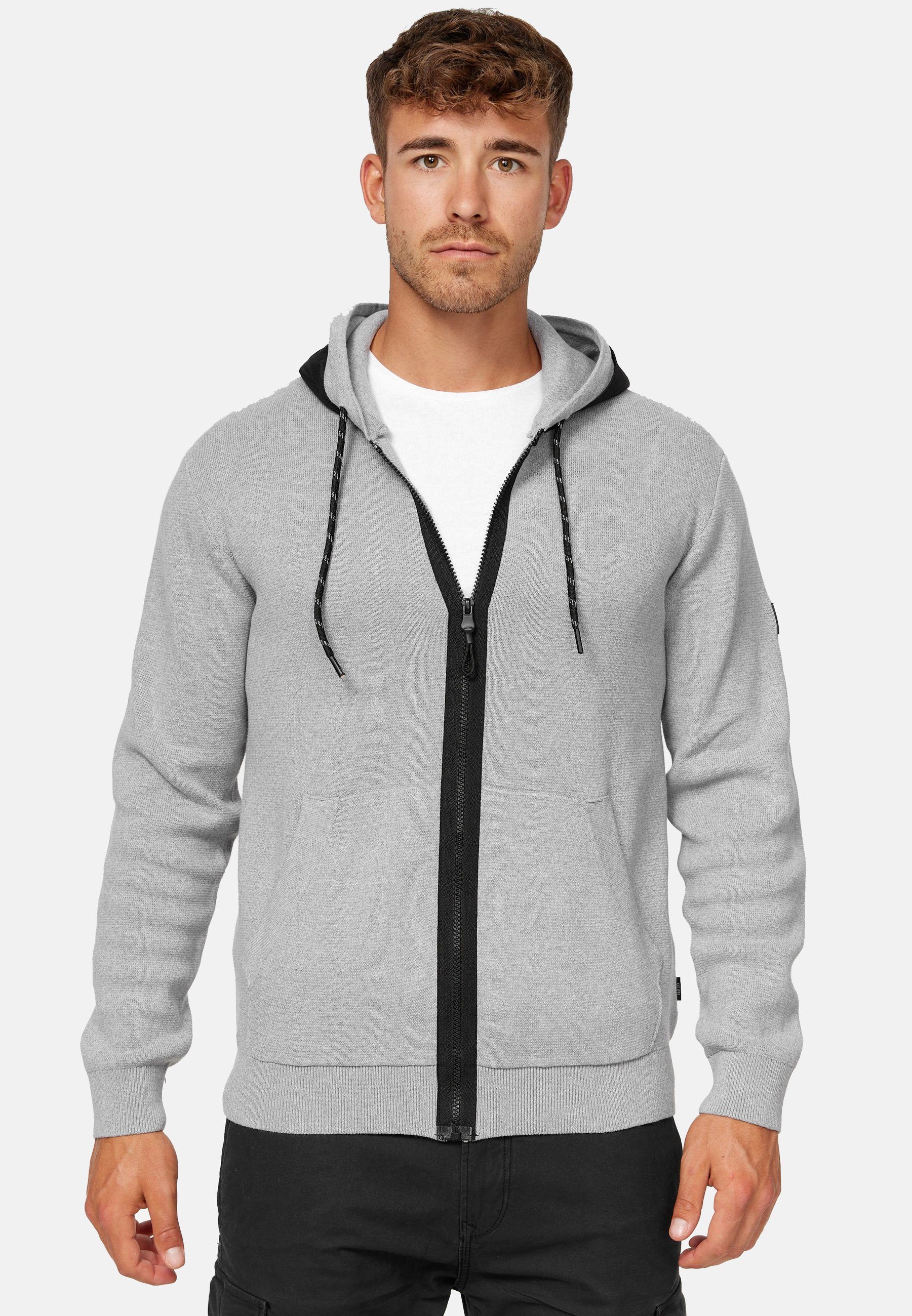 Indicode Kapuzensweatjacke Herren Reilly Hoodie Sweatjacke Herrenjacke