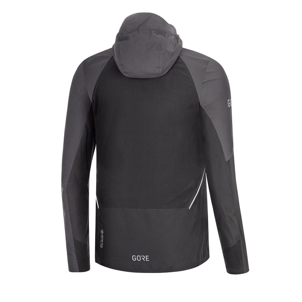 GORE® Wear Laufjacke Gore Wear R7 Partial GTX Hooded Jacket Black Terra Grey