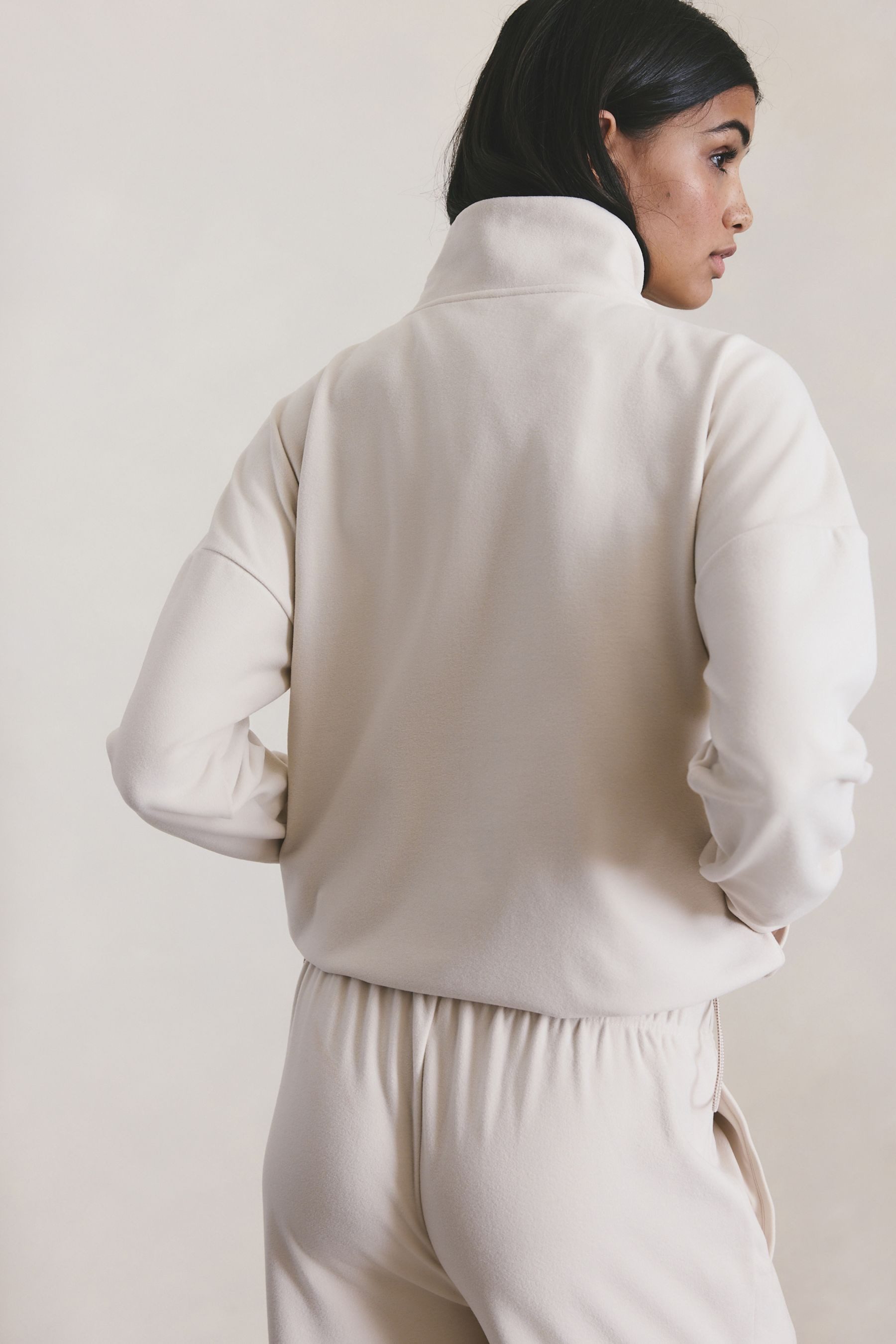 Next Fleecejacke Fleece mit halben Reißverschluss (1-St) günstig online kaufen