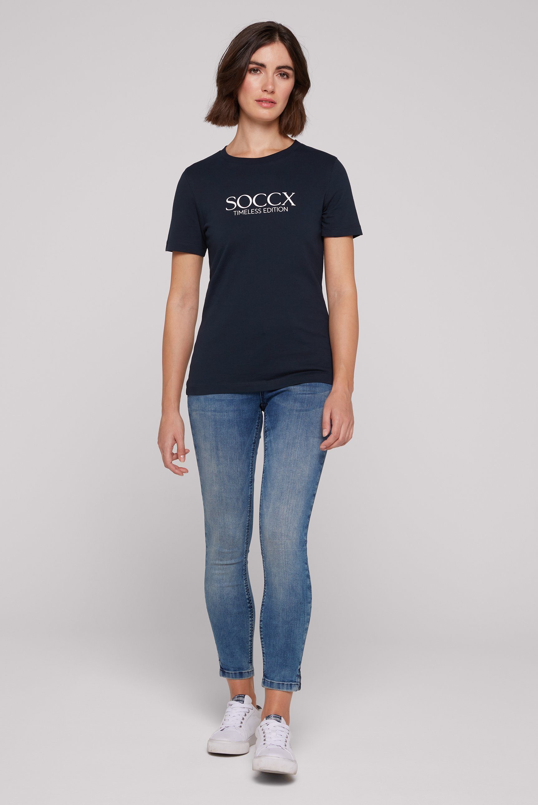 SOCCX Rundhalsshirt aus Baumwolle