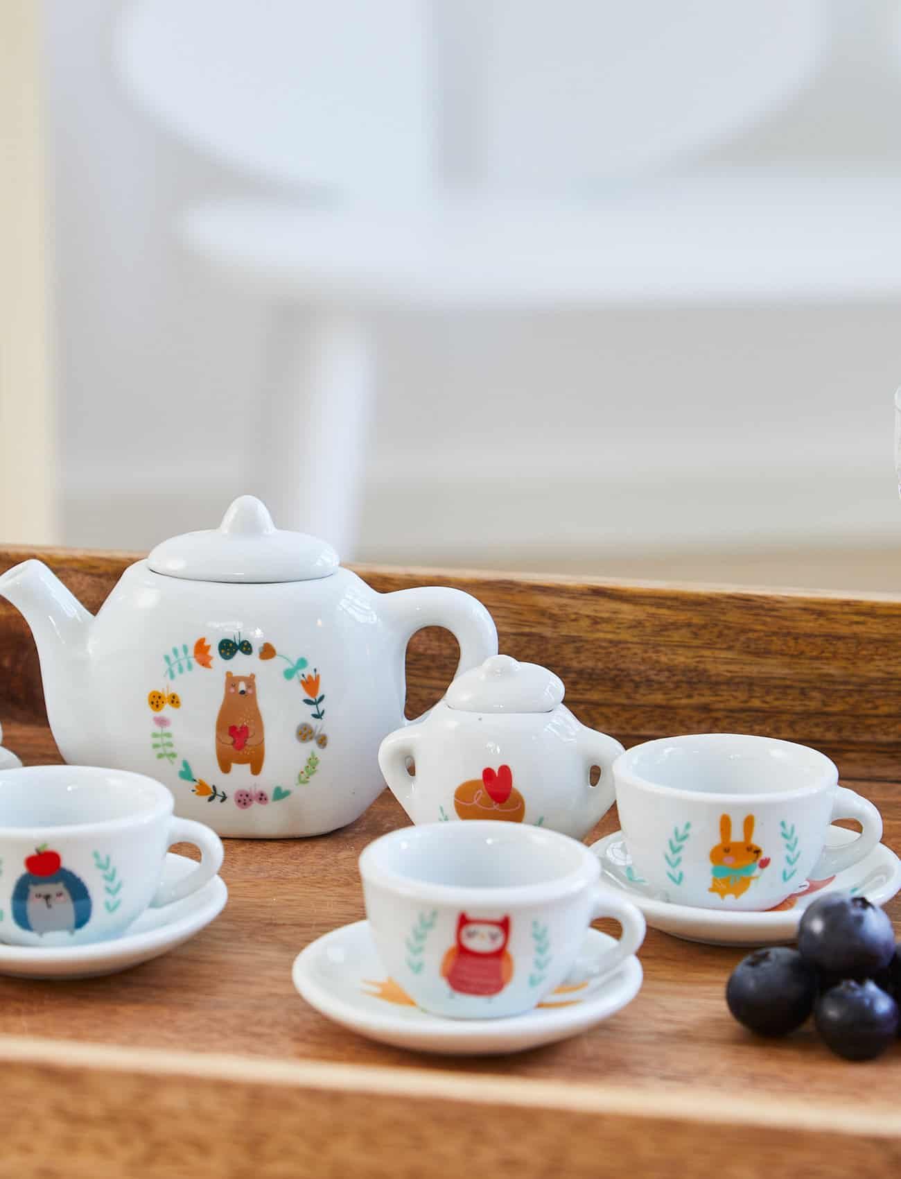 Barbo Toys Kinder-Haushaltsset Teeservice aus Porzellan für Kinder 12-teili günstig online kaufen