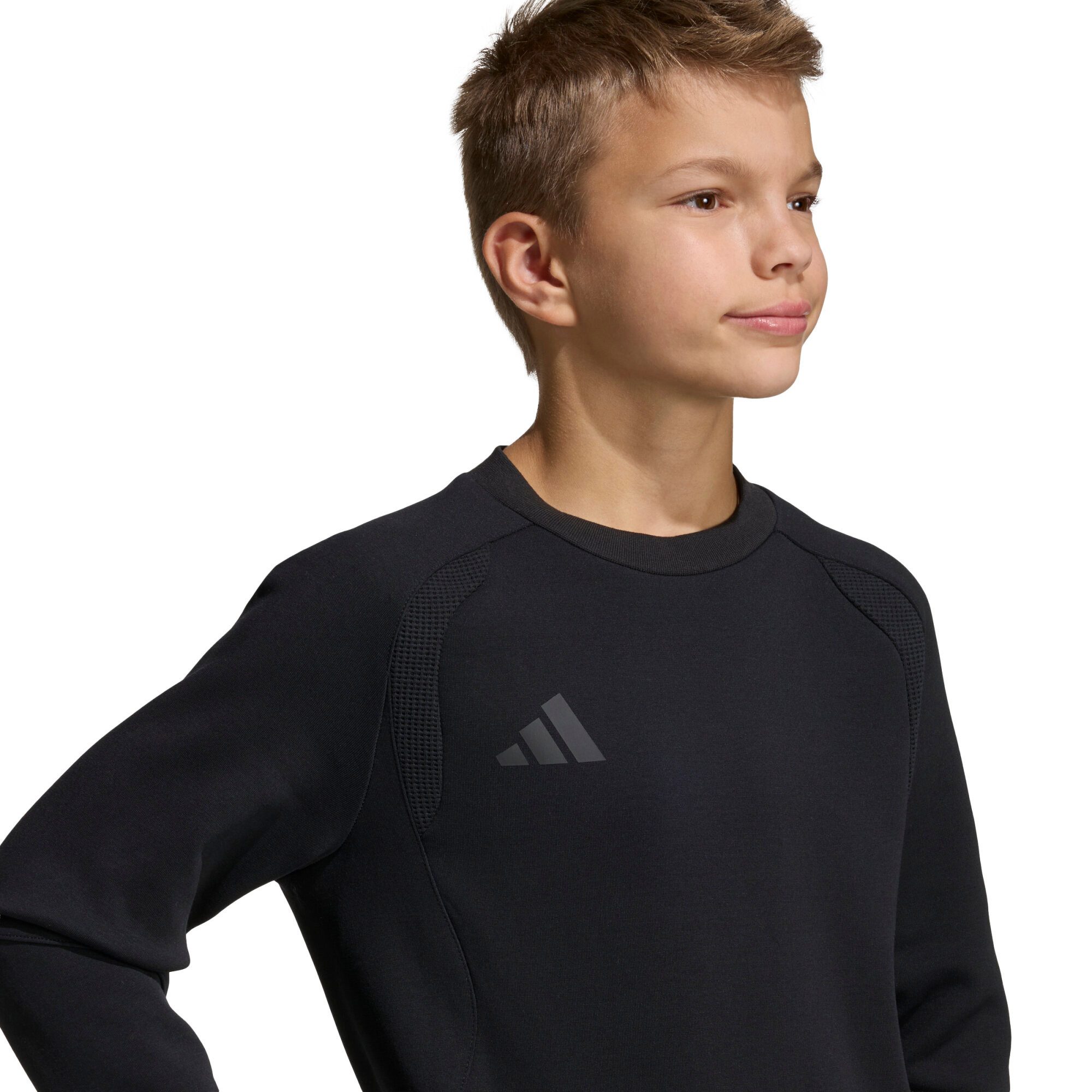adidas Performance Fleecepullover adidas Kinder Pullover Tiro Travel Crew Sweater Y