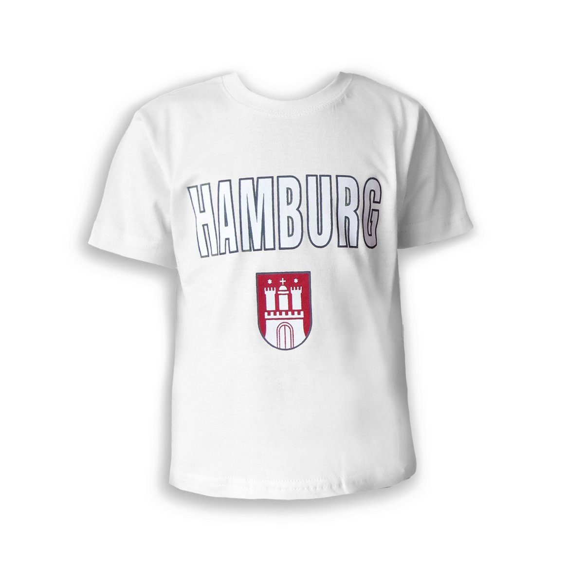 Sonia Originelli T-Shirt Kinder T-Shirt "Hamburg" Classic Wappen Baumwolle