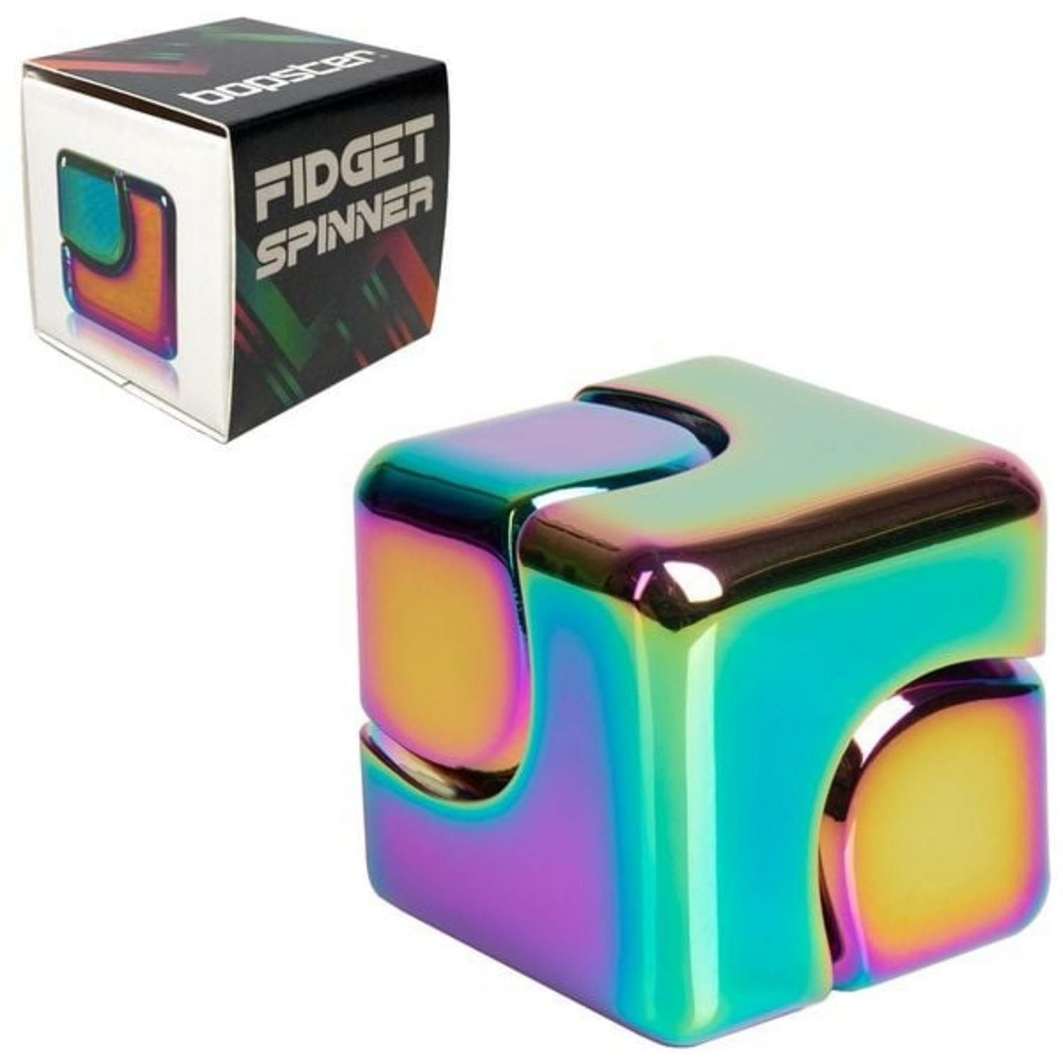 Elliot Spiel Fidget Spinner Cube - Multicoloured Metallic - Ein hochwertiger 360° F