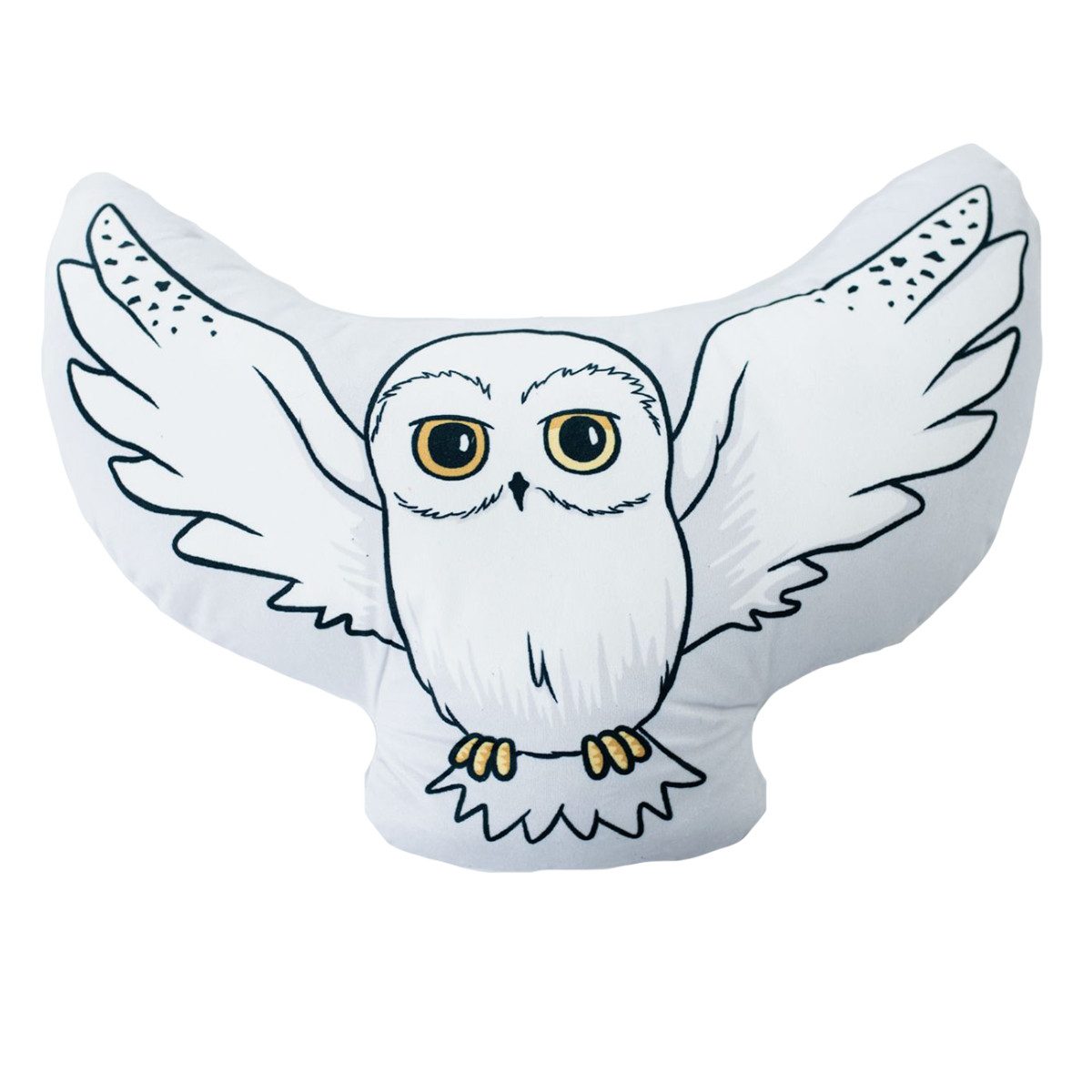 Harry Potter Dekokissen Flying Hedwig Formkissen 43 × 30 cm für Kinderzimmer