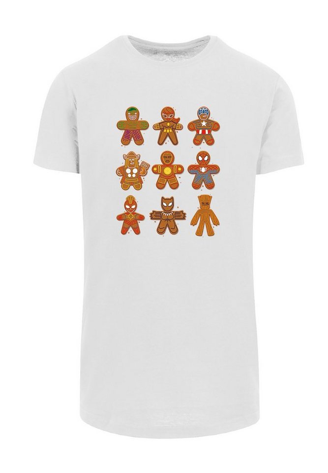 F4NT4STIC T-Shirt Marvel Universe Christmas Lebkuchen Avengers Print, Sehr  weicher Baumwollstoff mit hohem Tragekomfort