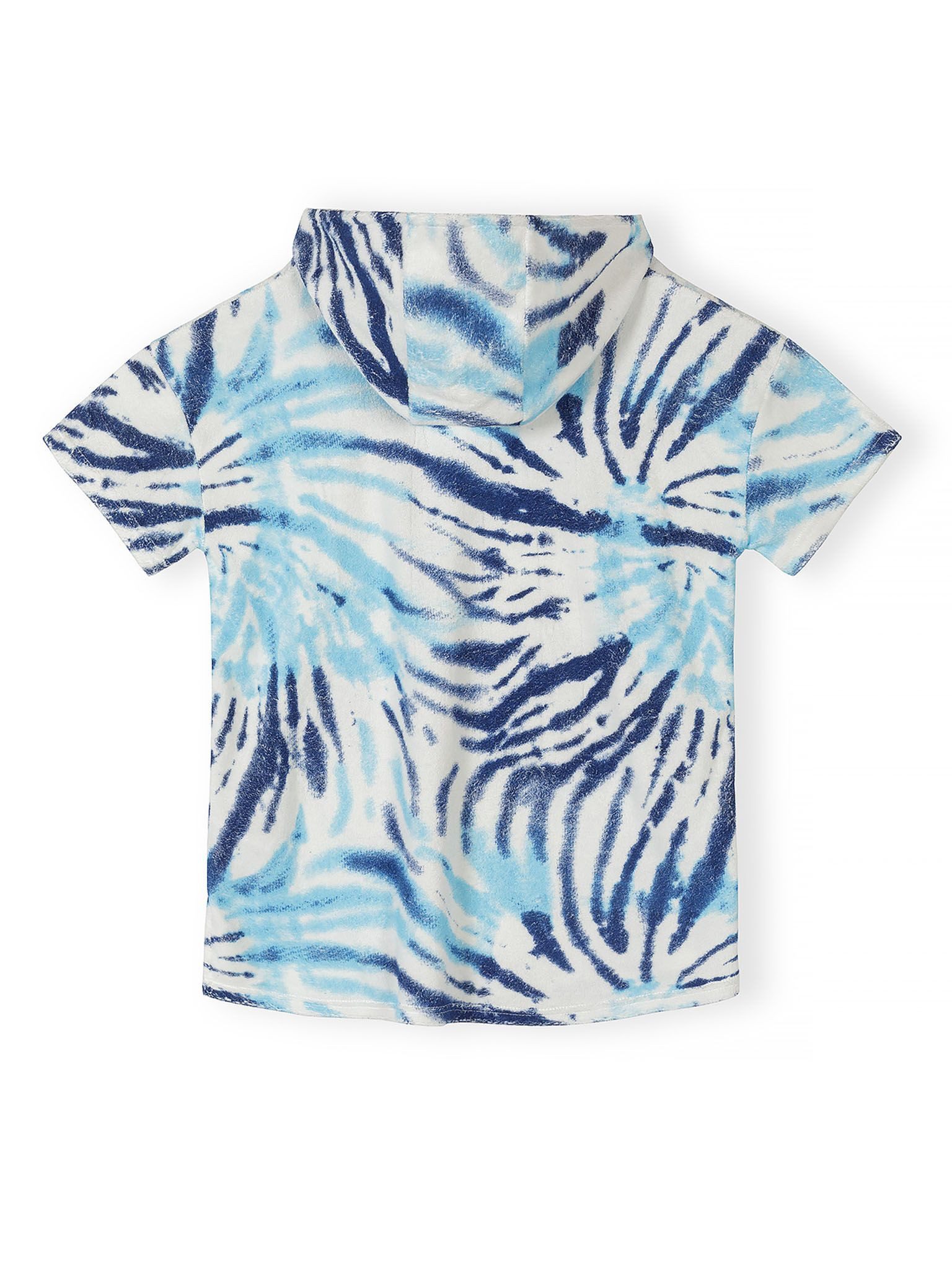 MINOTI Badeponcho mit bequemer Kapuze, Tie-Die Muster – Bild 3 von 4