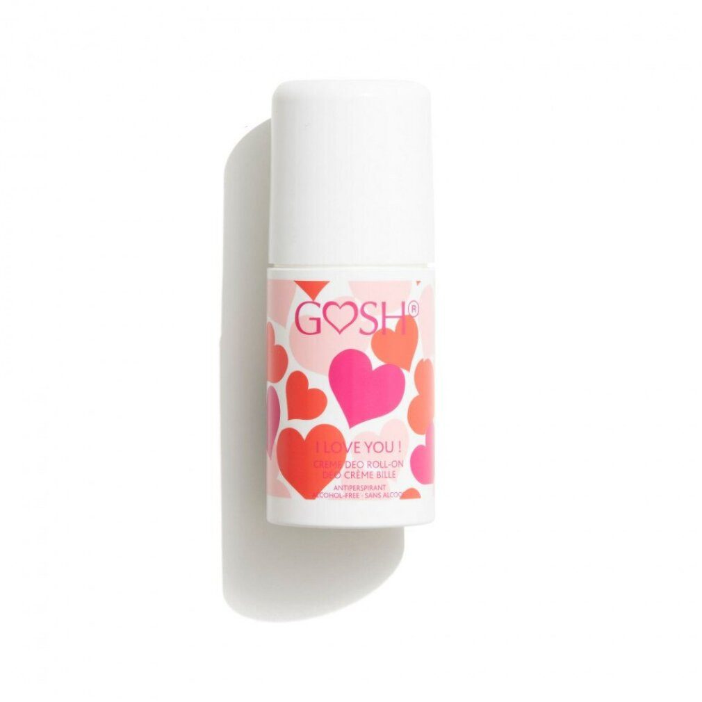 GOSH Deo-Roller I Love You Anti-Schweiß Deodorant Roll-On für Frauen 75 ml