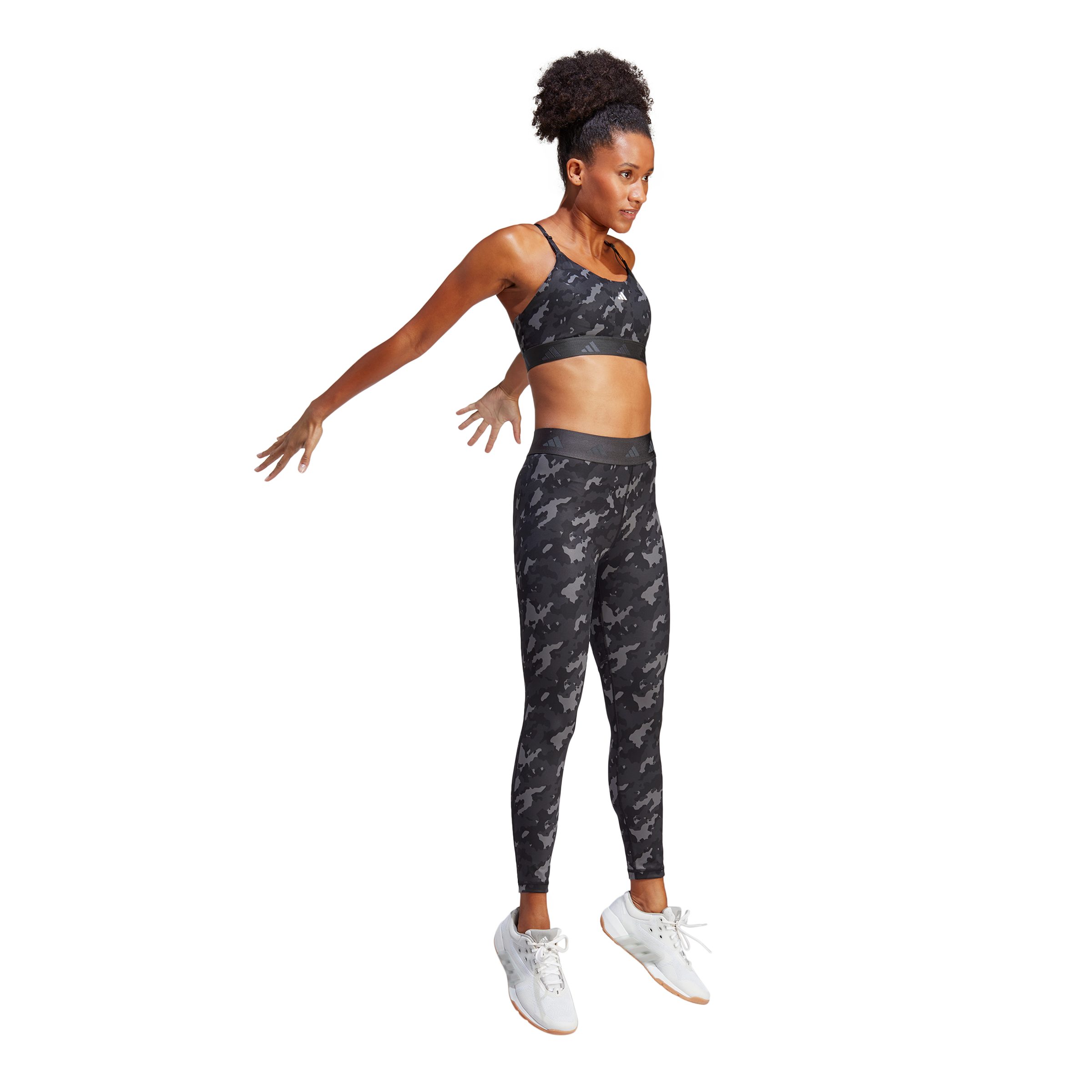 adidas Sportswear Trainingstights TF CAMO 7/8 BLACK