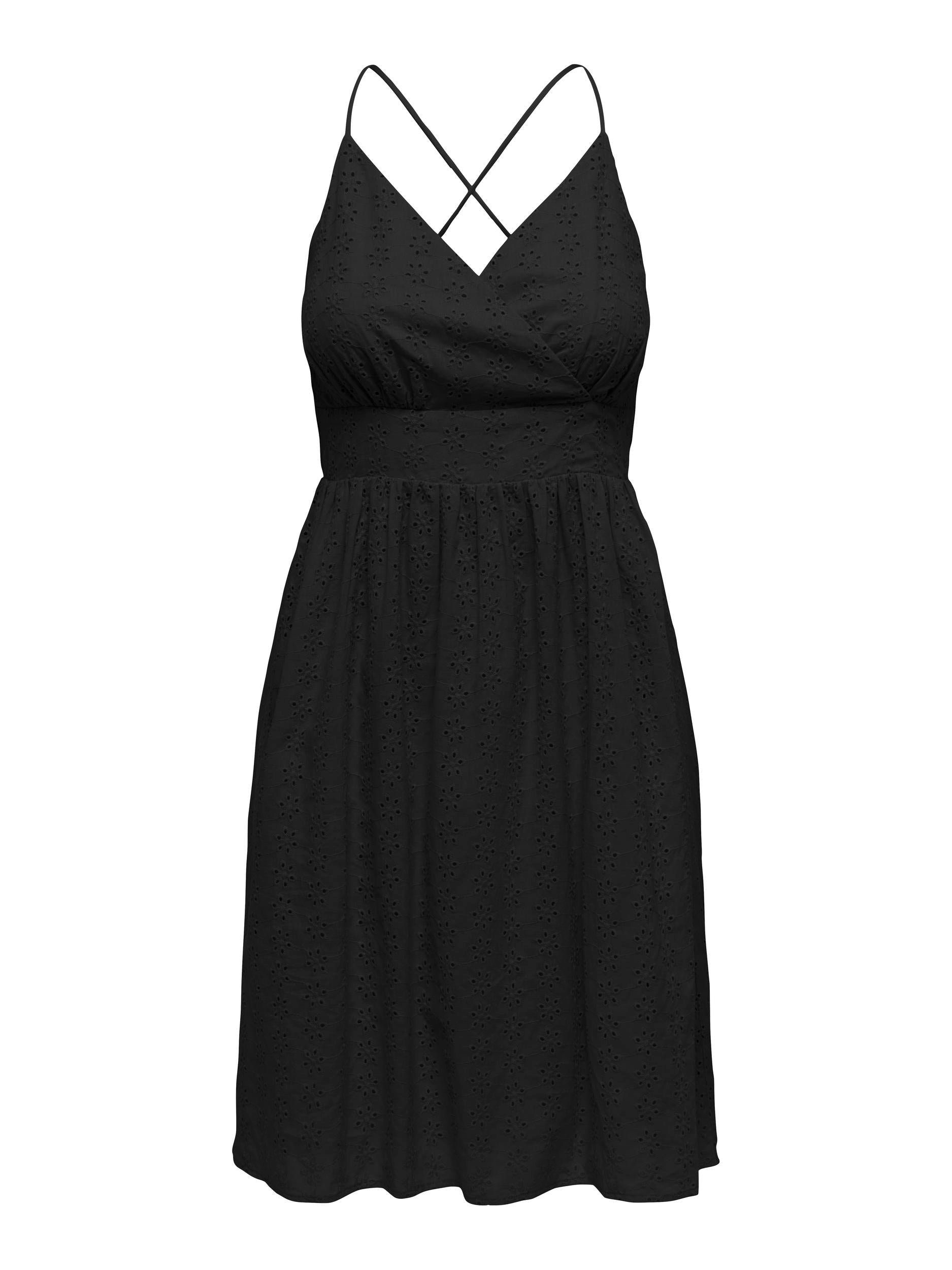 Midikleid ONLY Slip (1-tlg) Black Lola