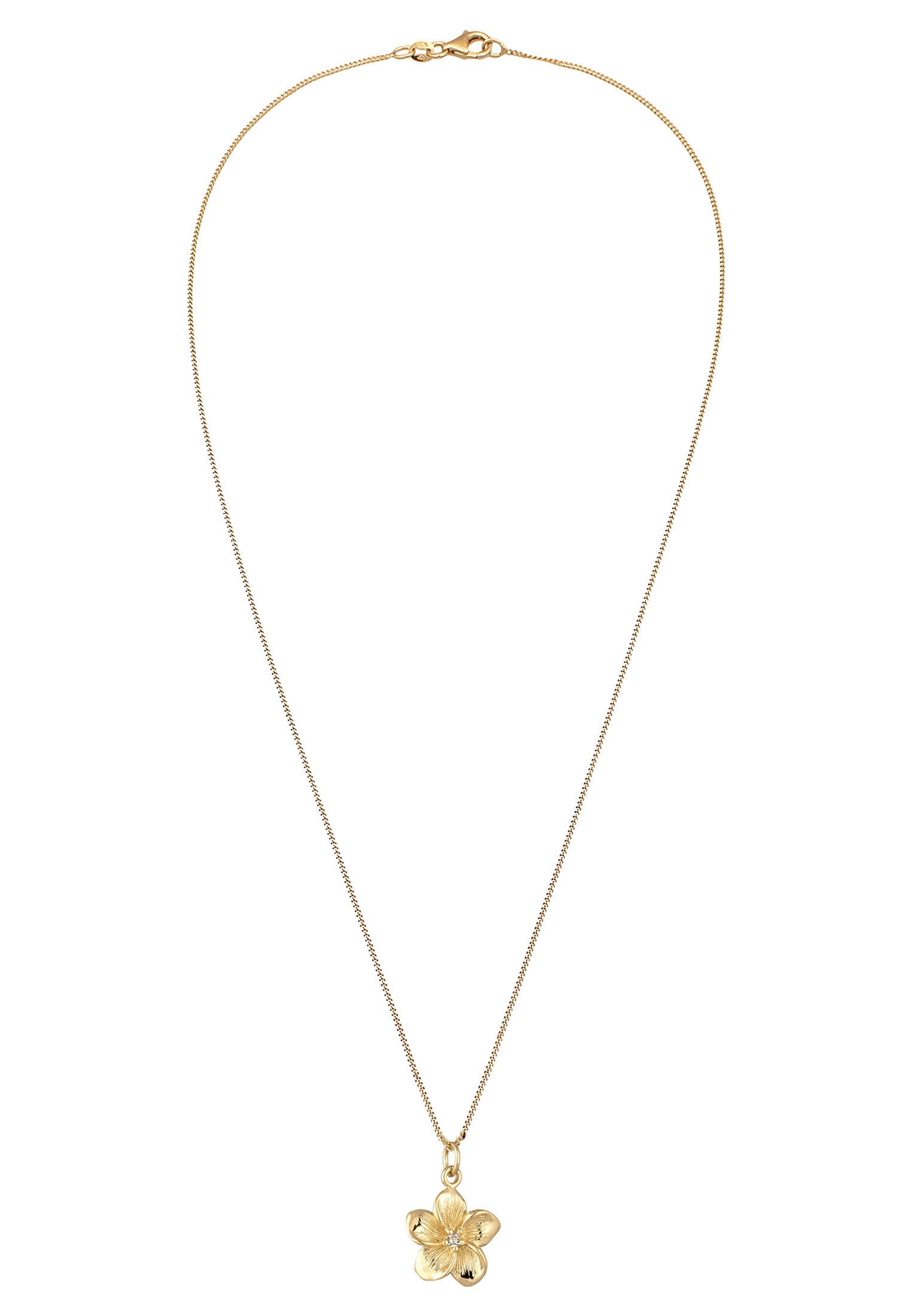 Elli Kette mit Anhänger Frangipani Kristalle günstig online kaufen