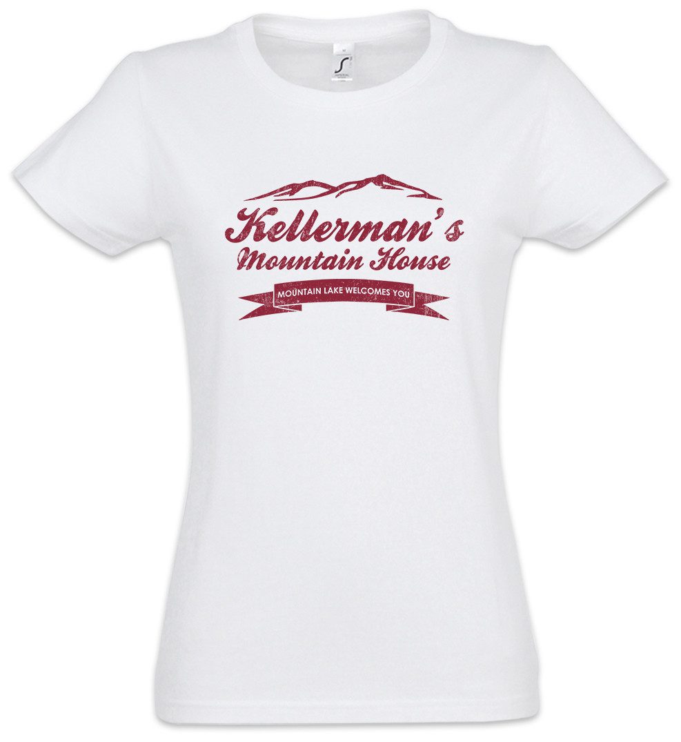 Urban Backwoods Print-Shirt Kellerman´s Mountain House II Damen T-Shirt Hotel Dirty Eighties (1-tlg) Tanzfilm 80s Dancing Resort