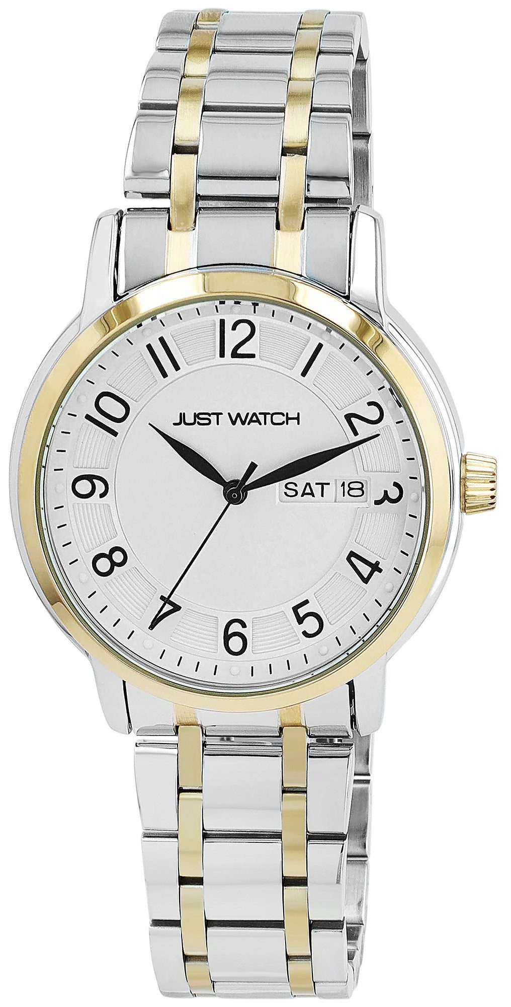 JUST WATCH Quarzuhr JW20188 mit Edelstahlband, Ø 40 mm, 5ATM, Datumsanzeige