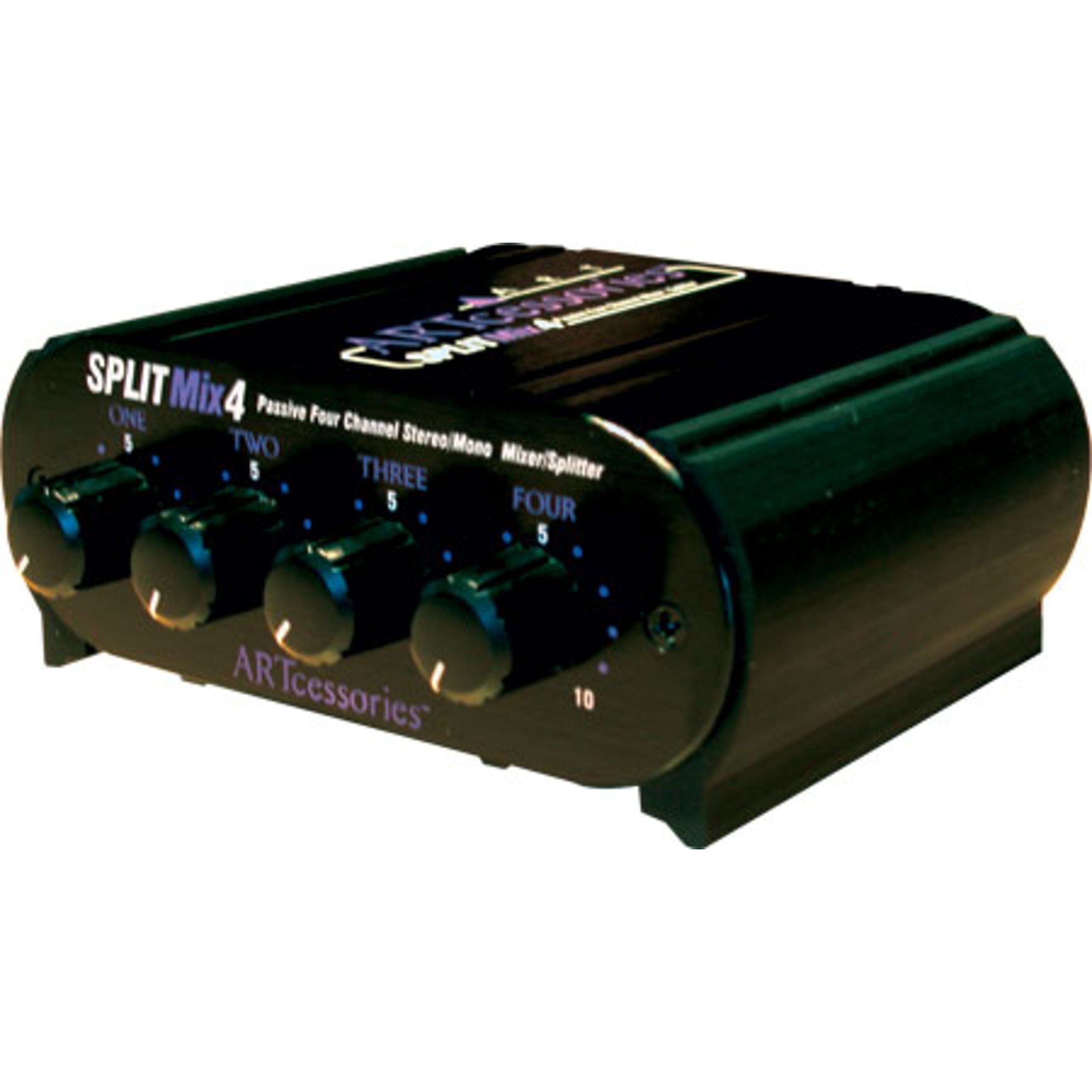 Art Mischpult, (SplitMix 4 4-Kanal Mono Mixer/Splitter, Studio Mischpulte, Kleinmixer), SplitMix 4 4-Kanal Mono Mixer/Splitter - Kleinmixer