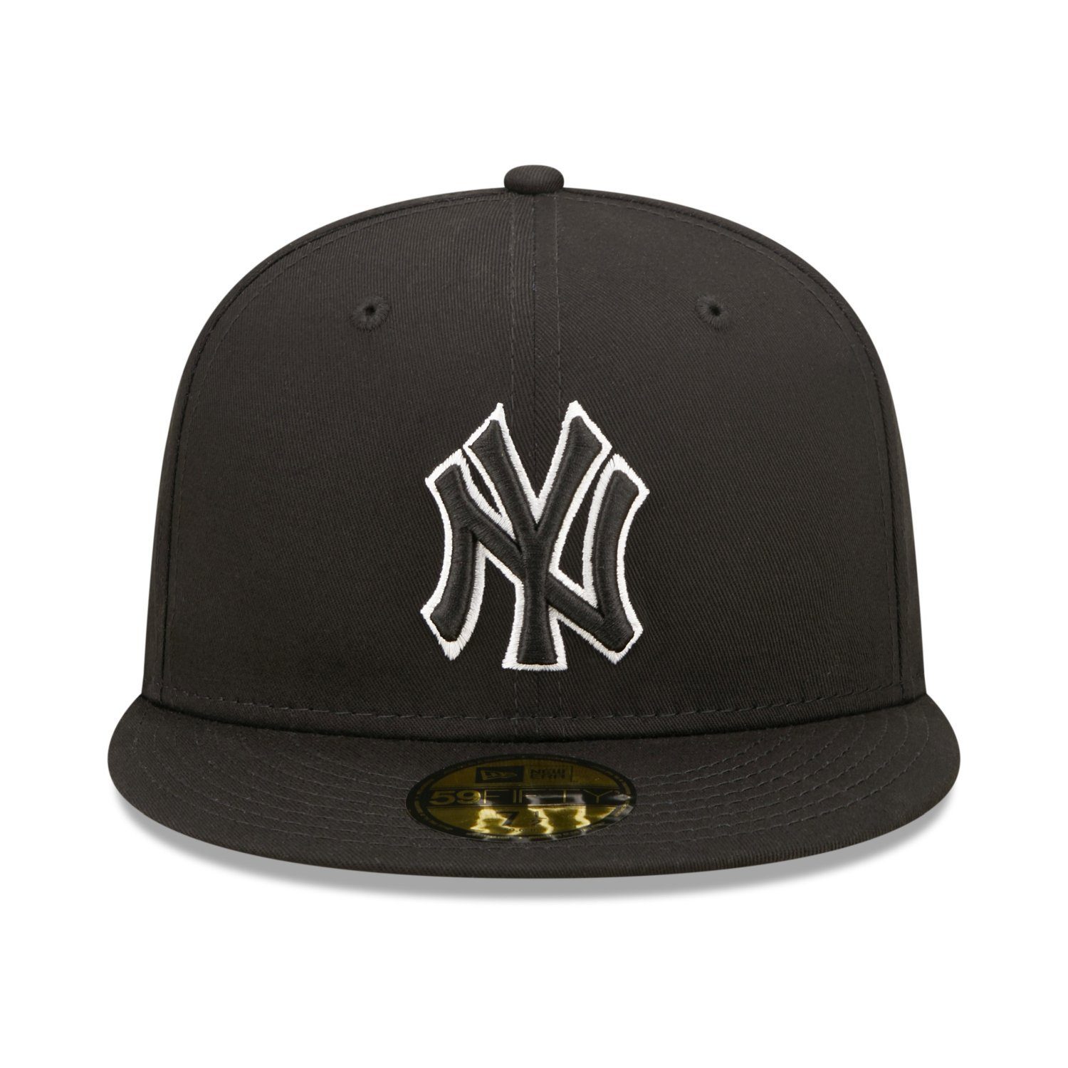 York Yankees 59Fifty OUTLINE schwarz Era Cap Fitted New New