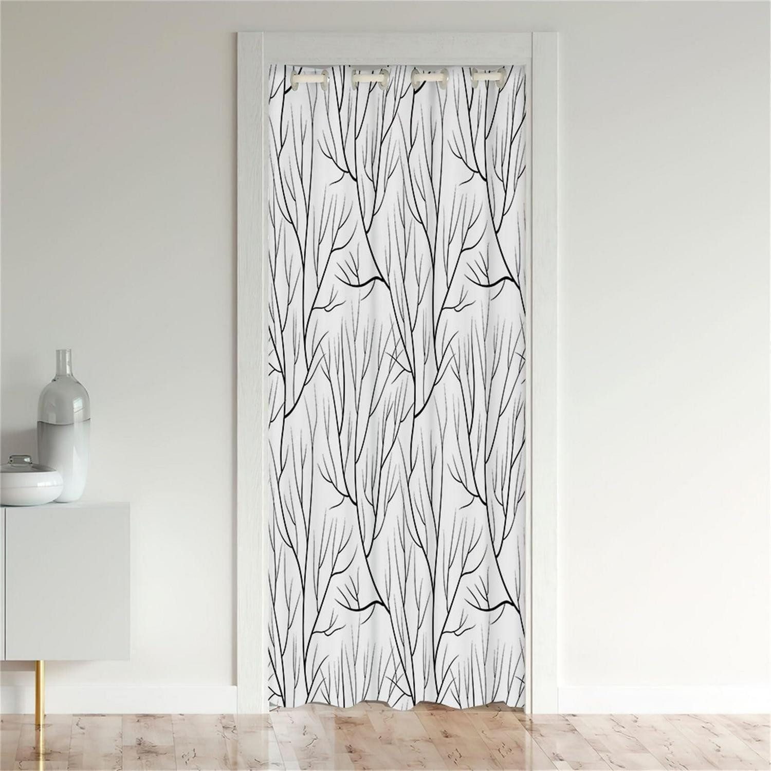 LuxusKollektion Türvorhang Verdunkelungsvorhang Thermo Baum Zweig A 80x150 (1 St)