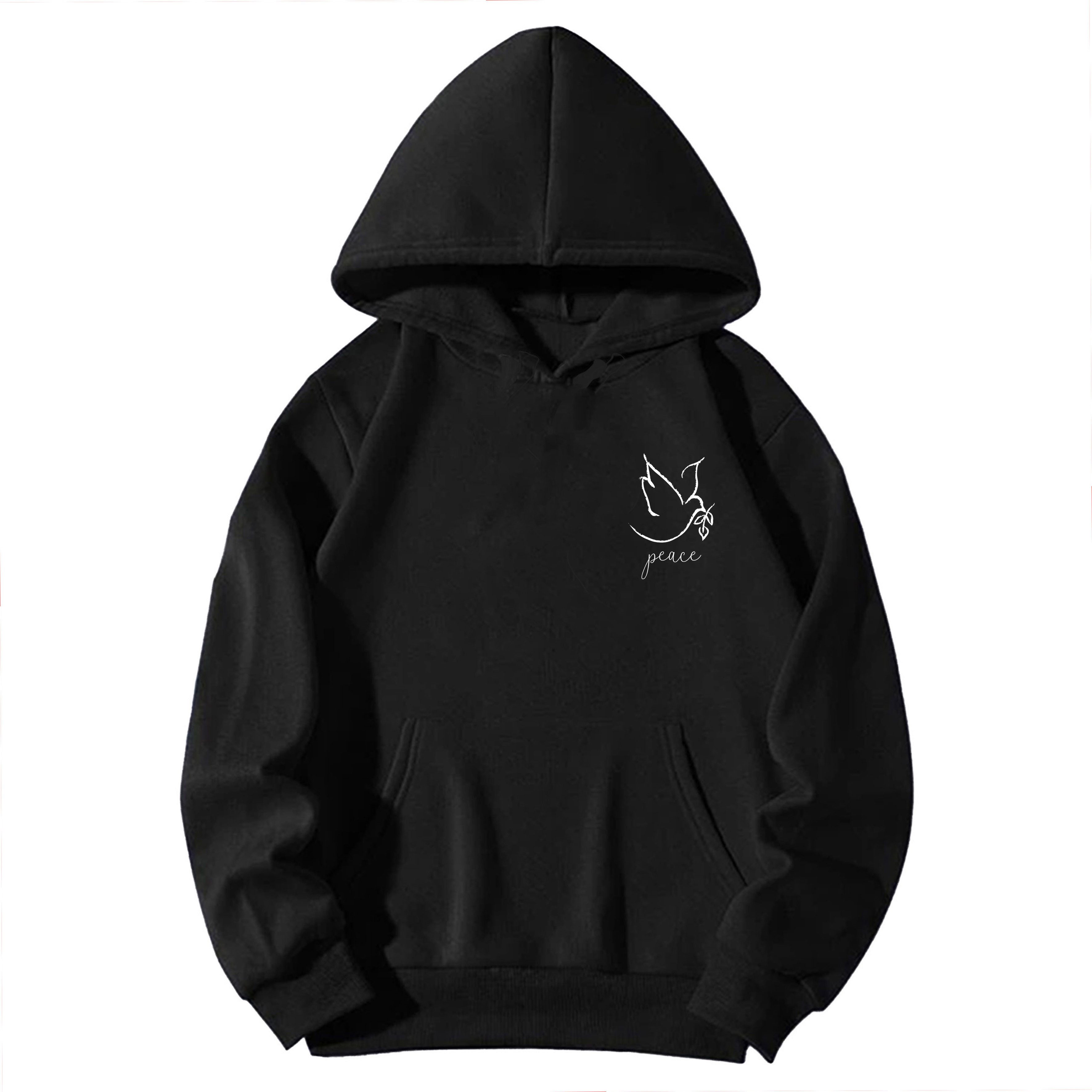 Banco Kapuzenpullover Damen Friedenstaube Unifarbe Größen günstig online kaufen