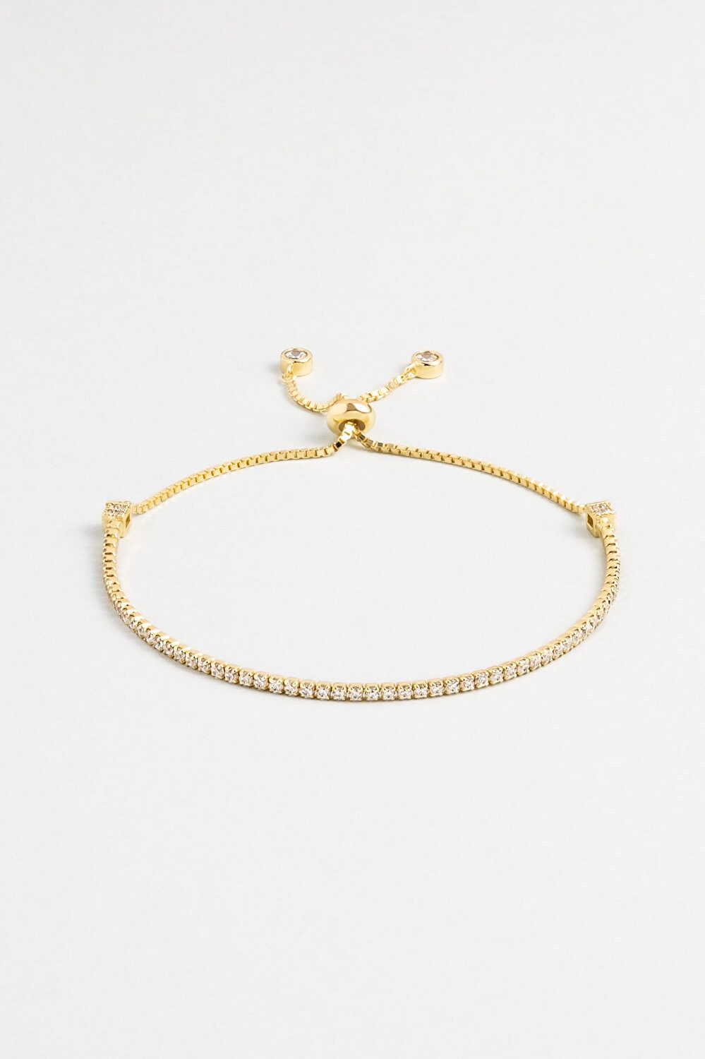 So CHIC... Armband Verstellbares vergoldetes Silberarmband