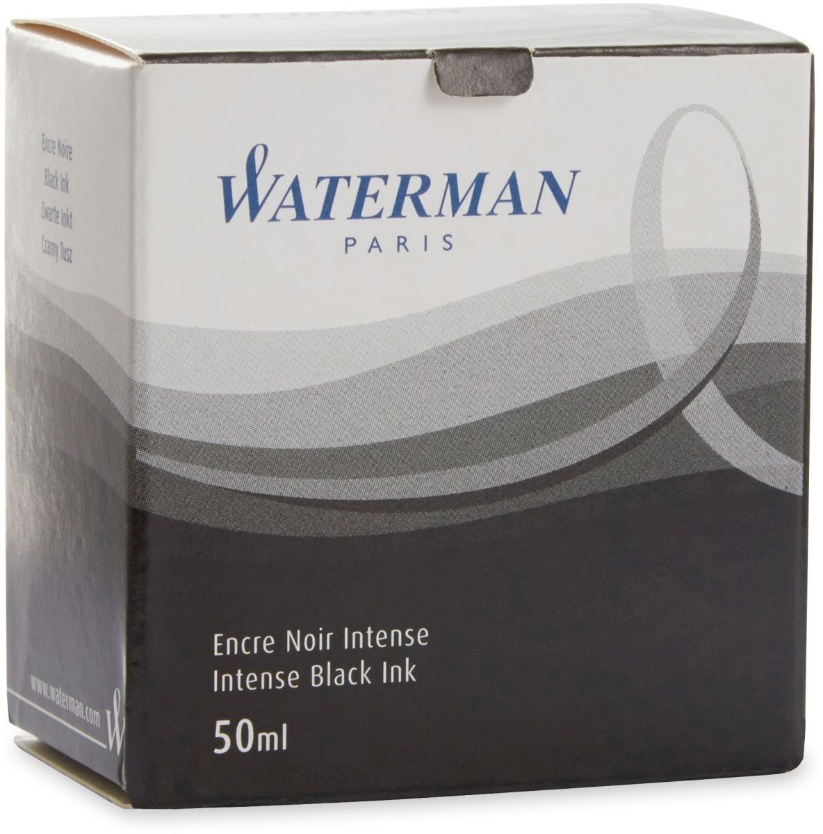 Waterman Füllhalter Tinte für Füllhalter Glasflacon VE=50 ml schwarz.