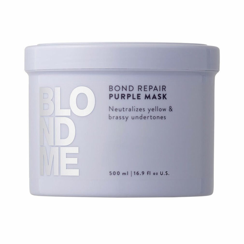 Schwarzkopf Haarmaske BLONDME BOND REPAIR Behandlung lila