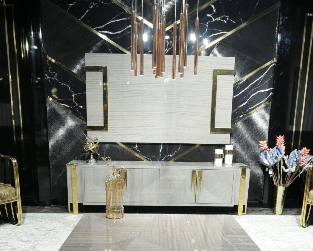 Xlmoebel TV-Wand Wohnzimmermöbel in modernem Design mit viel Stauraum und Ablageflächen, (Wohnwand), Hergestellt in Europa