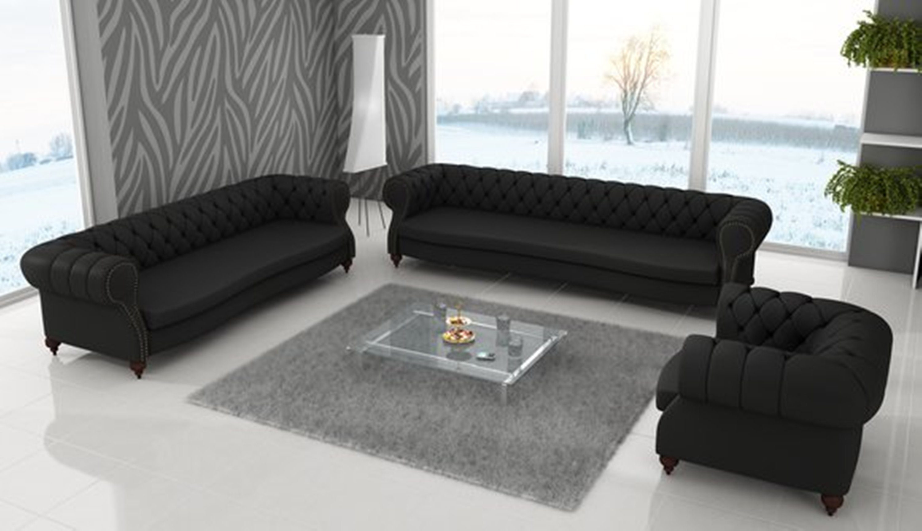 in Chesterfield Europe Textil Made JVmoebel Luxus Chesterfield-Sessel Couch Couch Sofort Sessel Polster (Sessel), Design