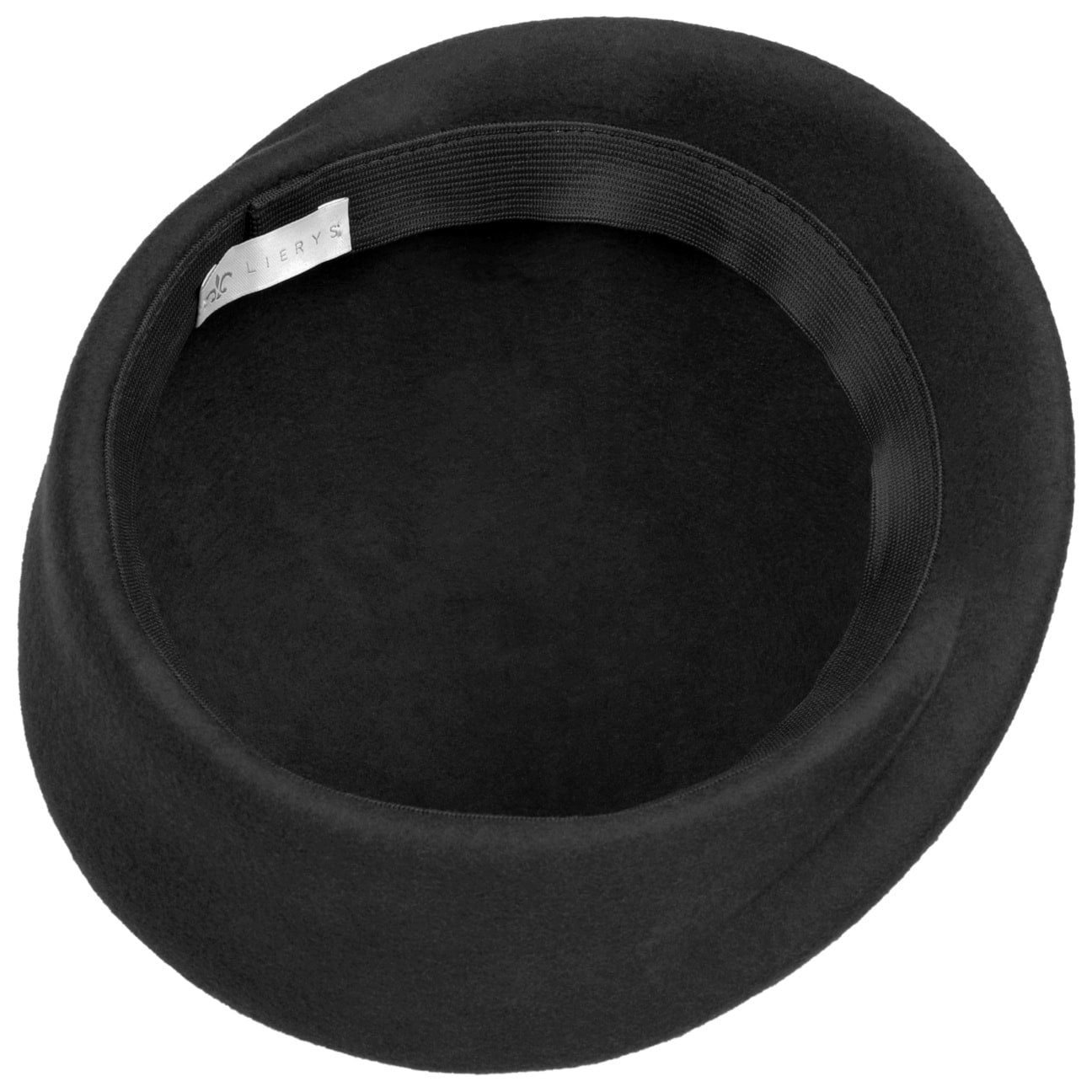 Italy schwarz (1-St) in Damenbaske, Lierys Baskenmütze Made
