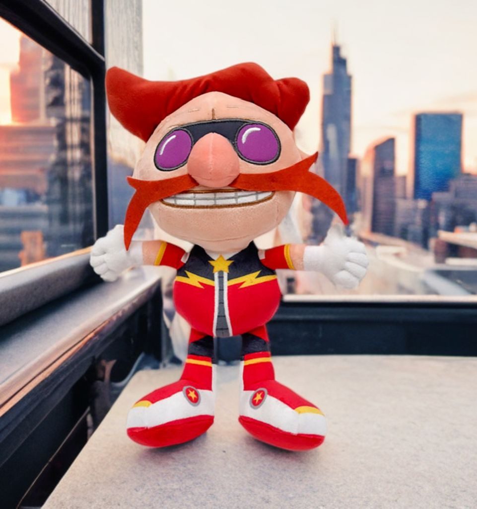 Sonic SEGA Kuscheltier Sonic The Hedgehog SEGA Plüschtier Dr.Eggman Mr.Doctor Kuscheltier rot (Set, 1-St., Geschenk-Set), Stofftier Sale Geschenke für Mädchen Jungen Kinder Babys spielen Prime