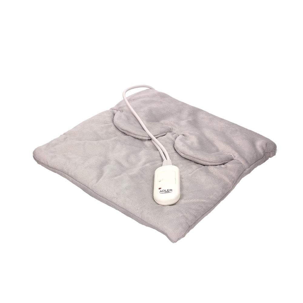 ADLER EUROPE Heizkissen AD 7403 Wärmekissen mit 2 Temperaturstufen, elektrisches Heizkissen 38 x 38 cm waschbarer Bezug