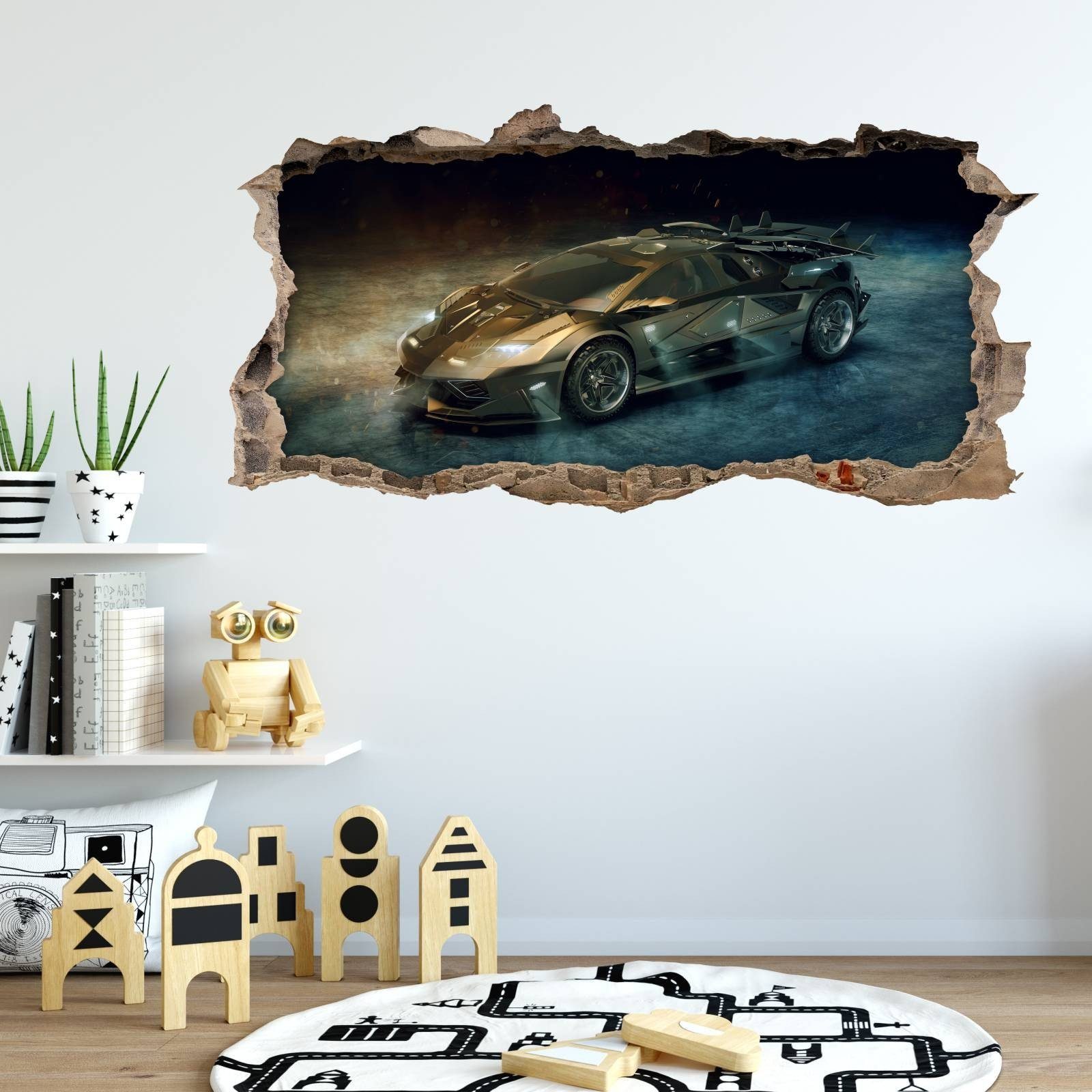 nikima Wandtattoo 104 Sportwagen gold - günstig online kaufen