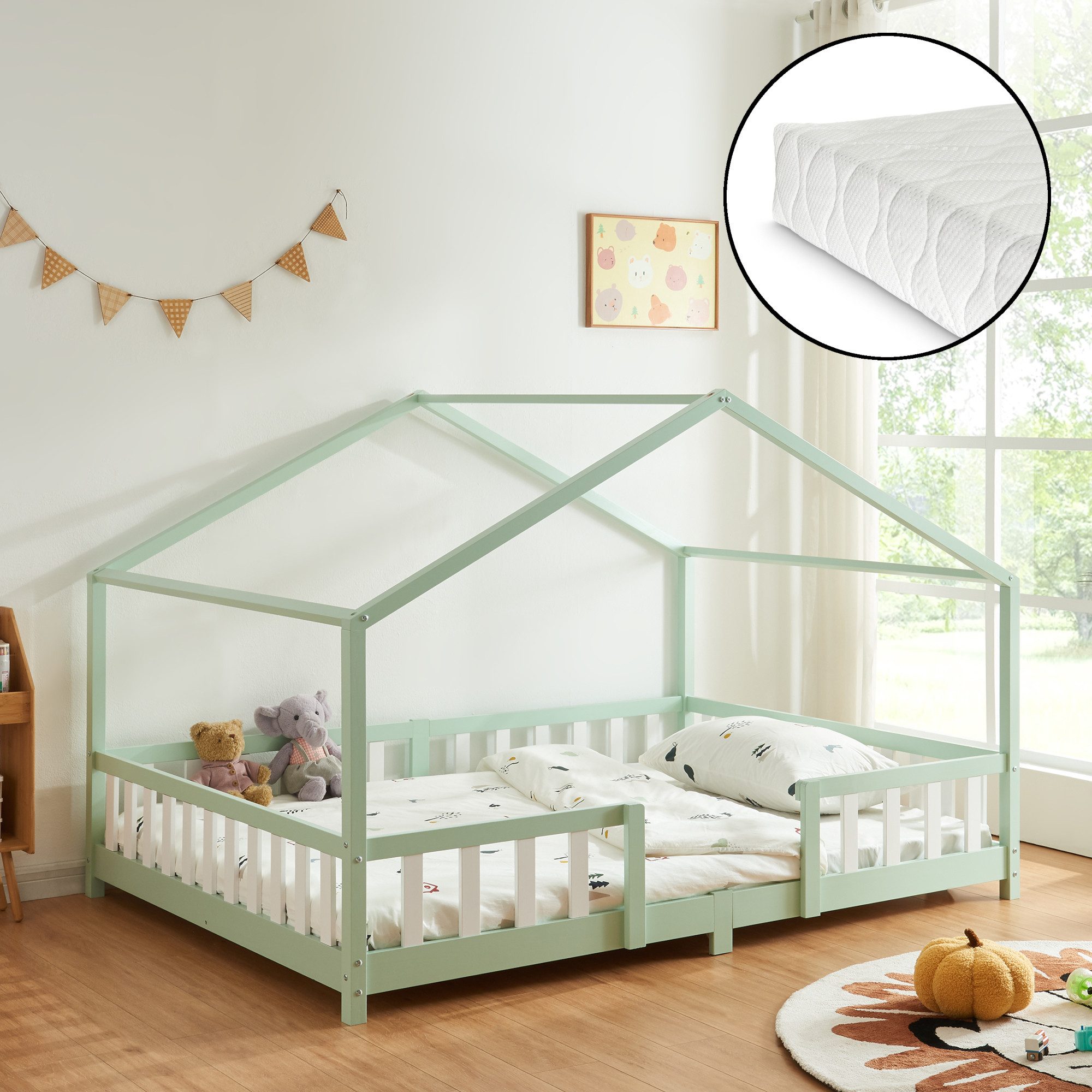 en.casa Kinderbett (Bett und Matratze), »Treviolo« günstig online kaufen