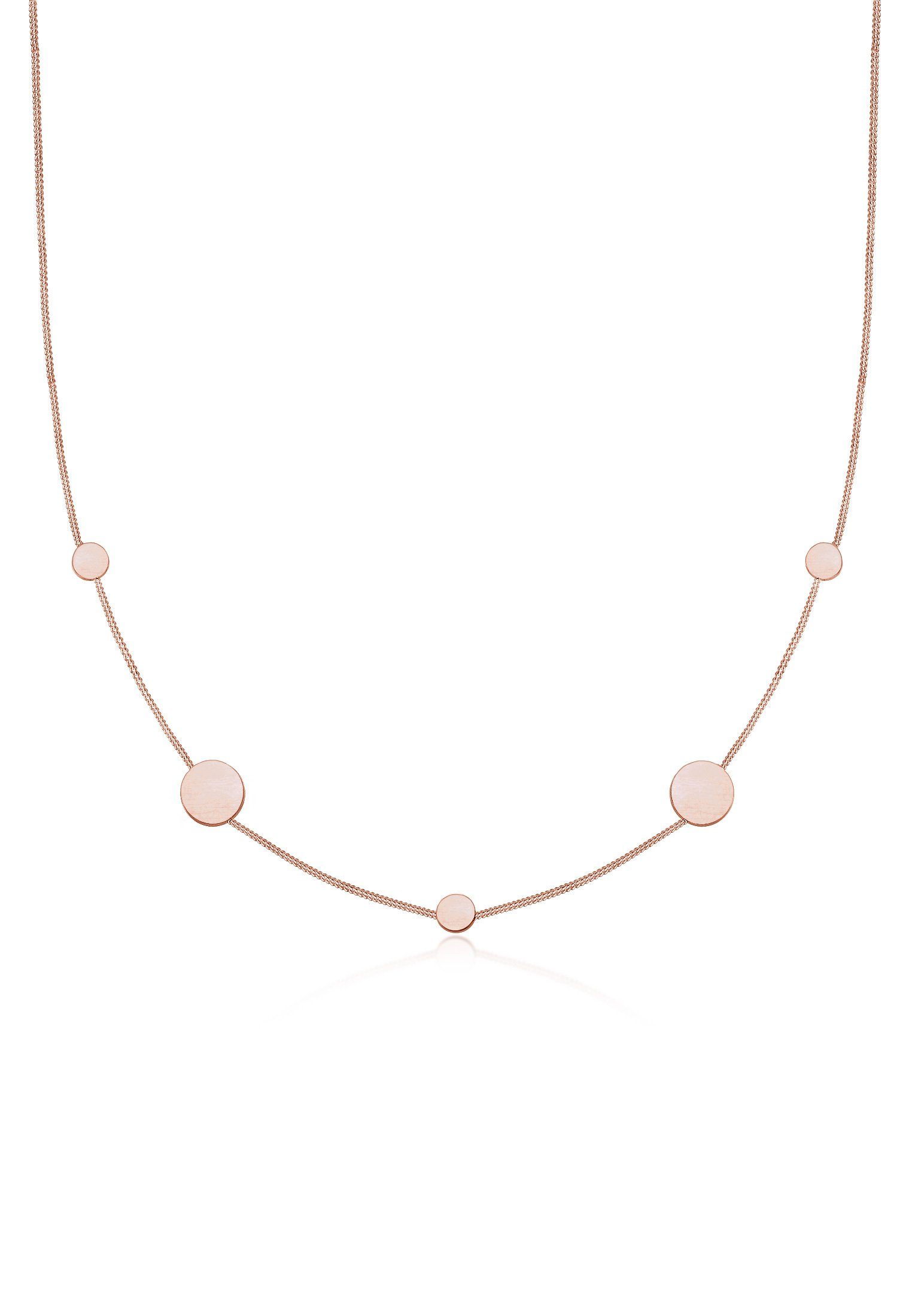 Elli Kette mit Anhänger Plättchen Matt günstig online kaufen