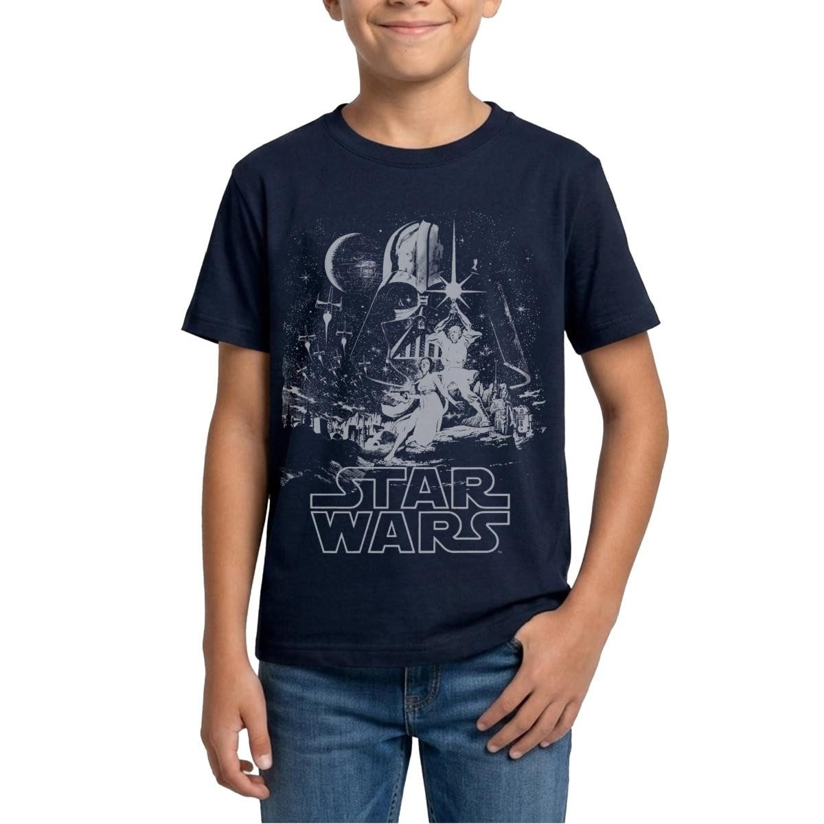 T-Shirt Star Wars Galaxie Darth Vader Retro Teenager T-Shirt