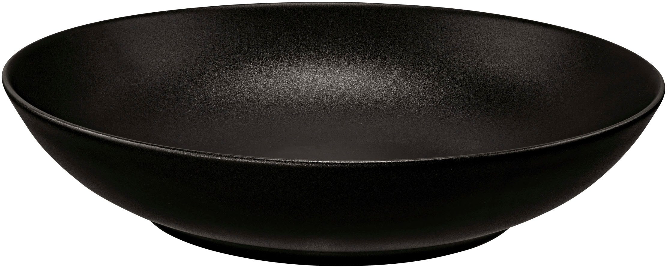 Seltmann Weiden Suppenteller Liberty - Velvet Black, (1 St), Teller rund 21 cm