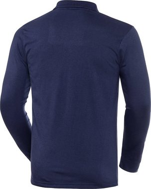 HENSON&HENSON Langarm-Poloshirt superweiches Jersey-Gewebe