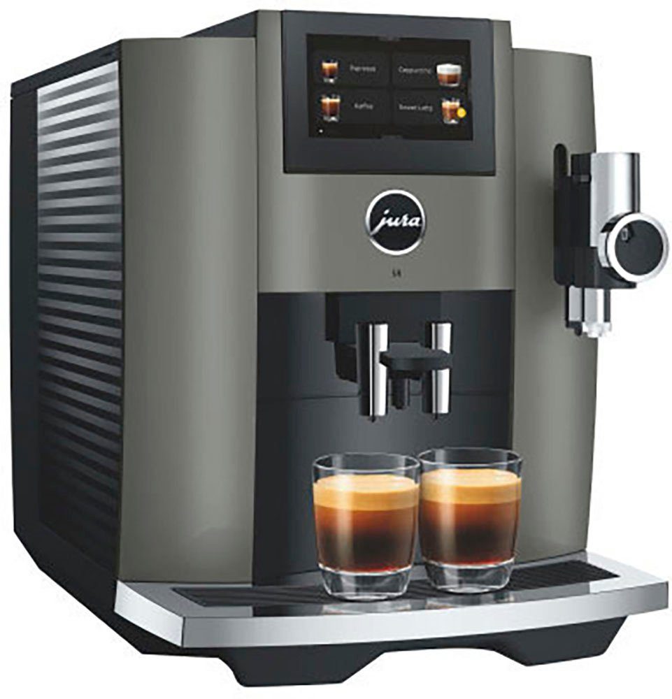 JURA Kaffeevollautomat 15480 S8 (EB), Dark Inox, 27 Spezialitäten, Touch, Sweet Foam & Sirupaufsatz – Bild 3 von 5