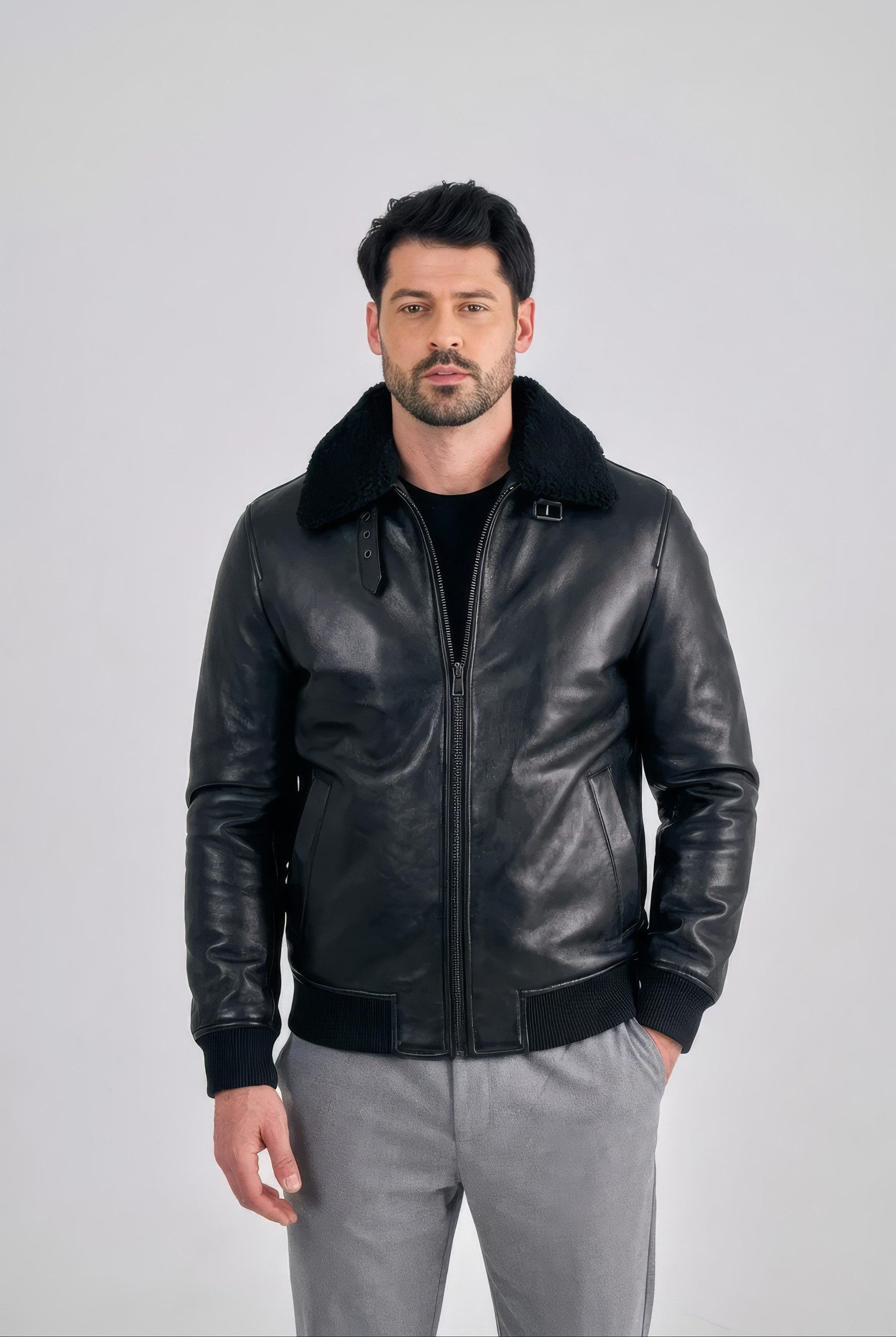 Freaky Nation Lederimitatjacke T-2223-2503