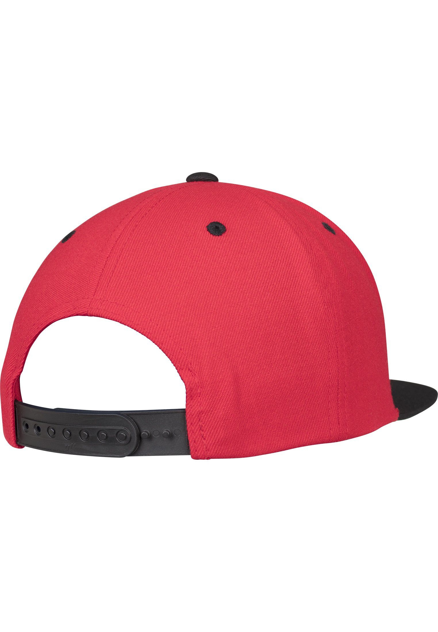 Snapback Classic red/black Snapback 2-Tone Cap Flexfit Flex