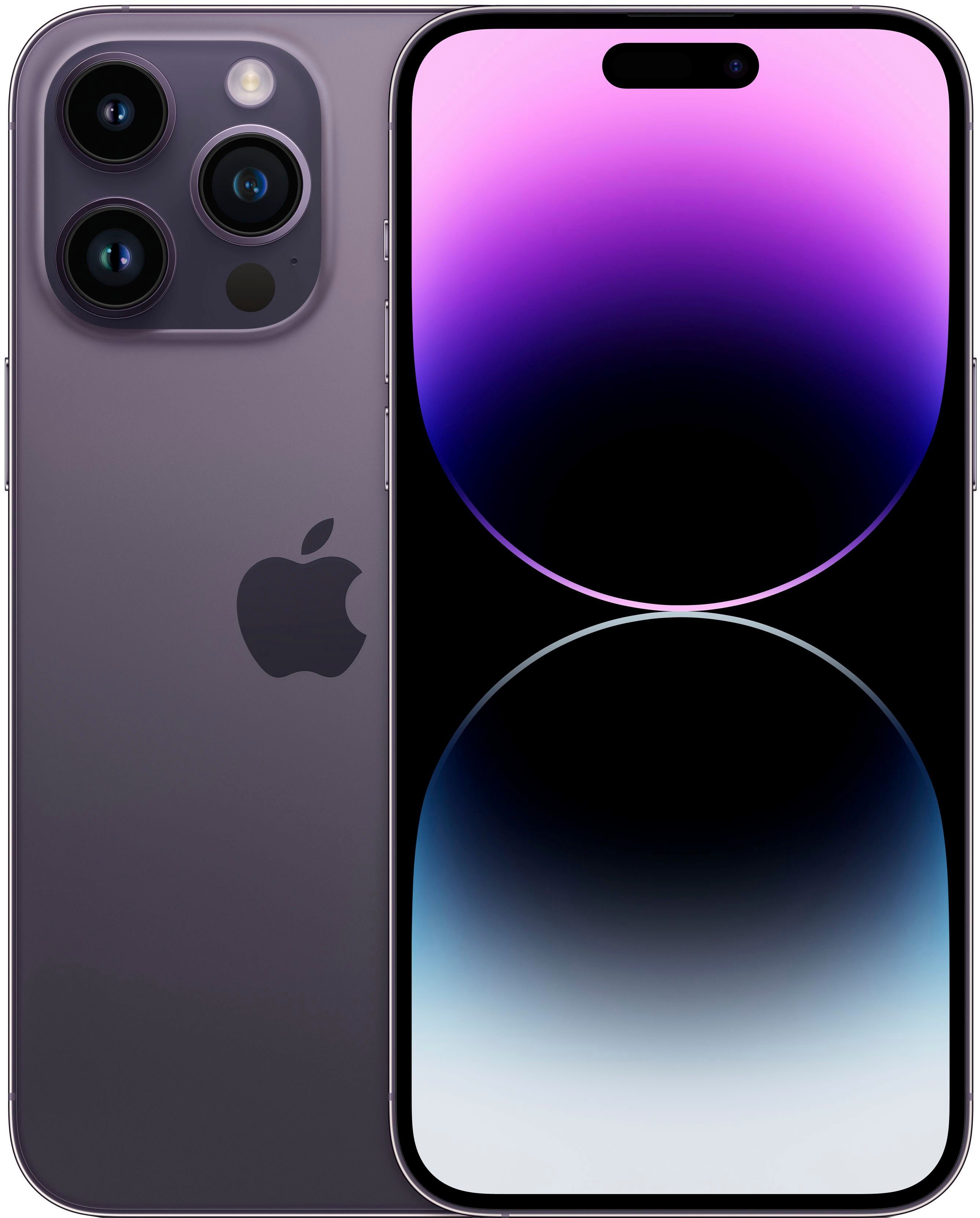 2024 Neuerscheinung Apple iPhone Pro 1024 14 1TB deep (17 Smartphone 48 cm/6,7 Zoll, Max Kamera) MP purple GB Speicherplatz