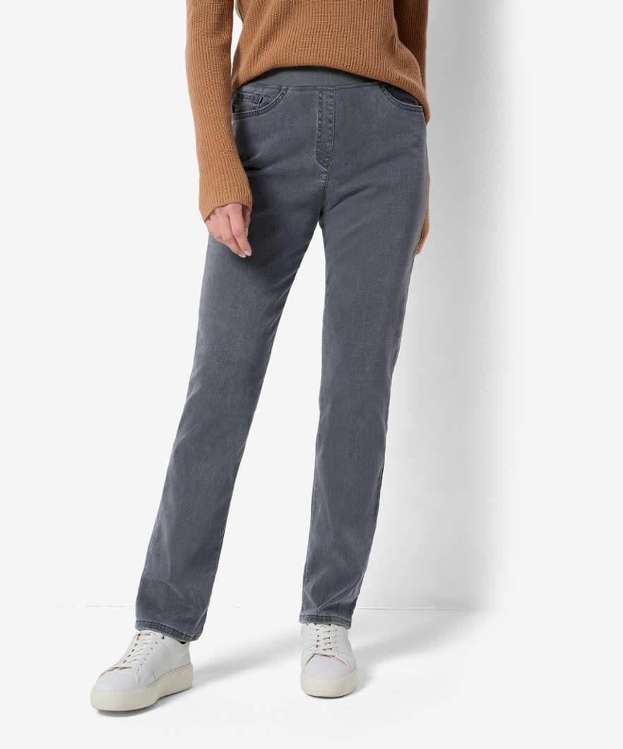 RAPHAELA by BRAX Bequeme Jeans Style PAMINA grau