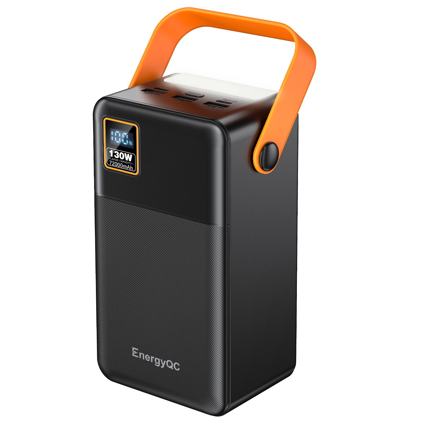 EnergyQC Powerbank PD 100W 72000mAh USB C Externer Akku Tragbare Powerstation Powerbank