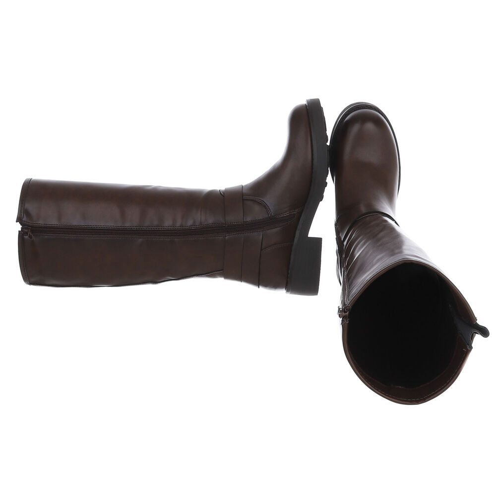 Ital-Design Damen Stiefel mit Schnallen-Details für Alltag und Freizeit Wes günstig online kaufen