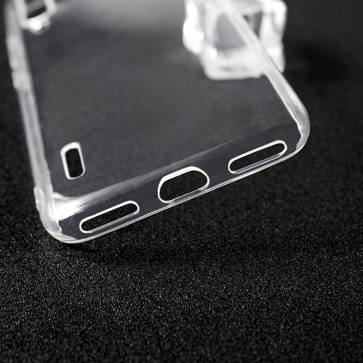 CoverKingz Handyhülle Xiaomi Mi 9 Lite Handyhülle Silikon Case Schutzhülle Cover Schale Klar