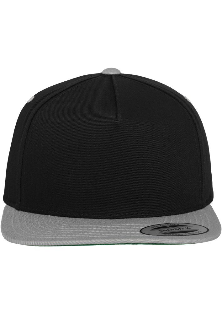 Classic Snapback Flexfit Cap 5 blk/silver Panel Snapback Flex