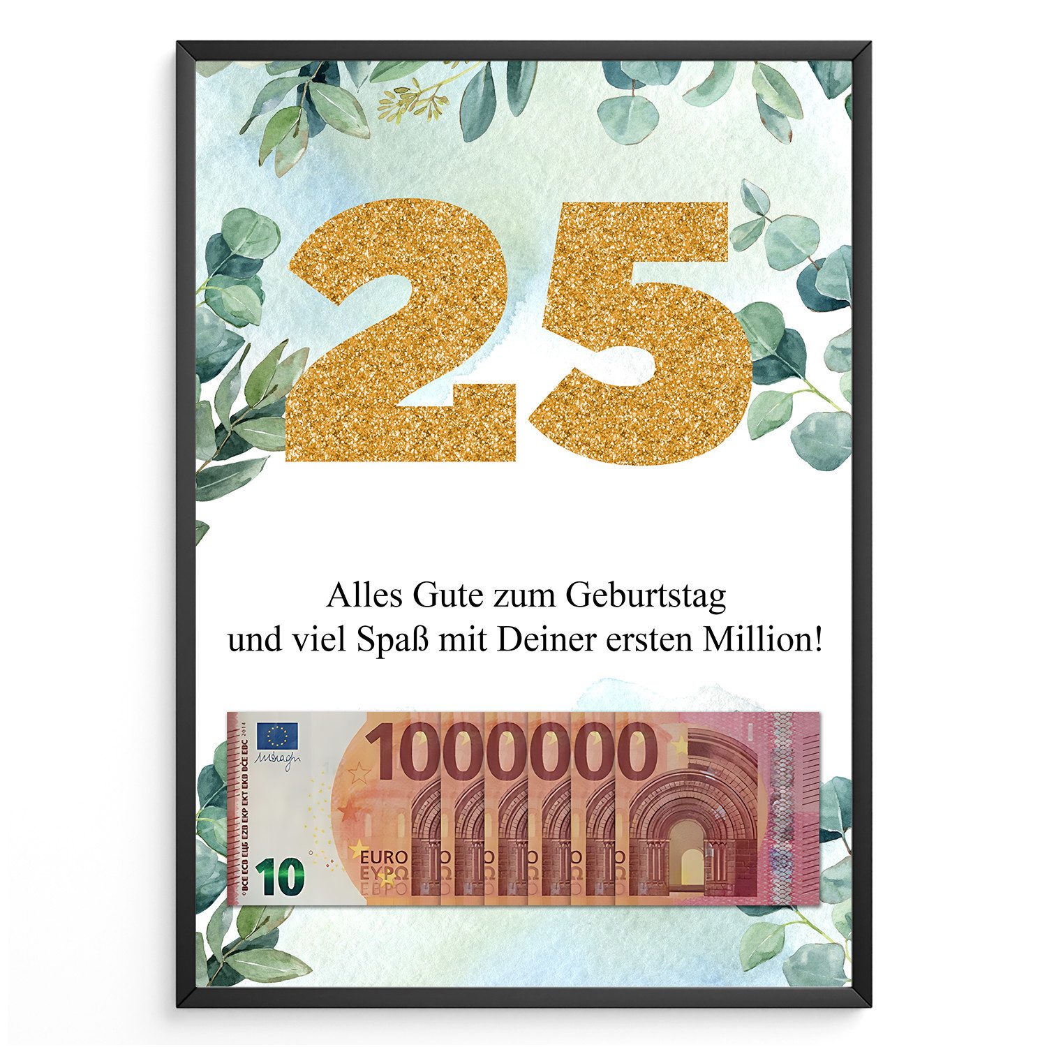 Tigerlino Poster Geldgeschenk Geburtstag Frauen Männer günstig online kaufen