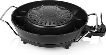 DOPWii Tischgrill Tischgrills,Koreanischer Grill & Hot Pot–37 cm ⌀–3 L–4 Personen–220 °C