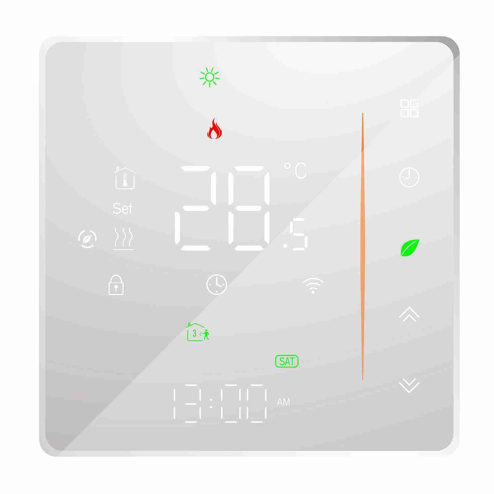 Heizkörperthermostat Smart Thermostat Temperaturregler WiFi Programmierbarer Touchscreen