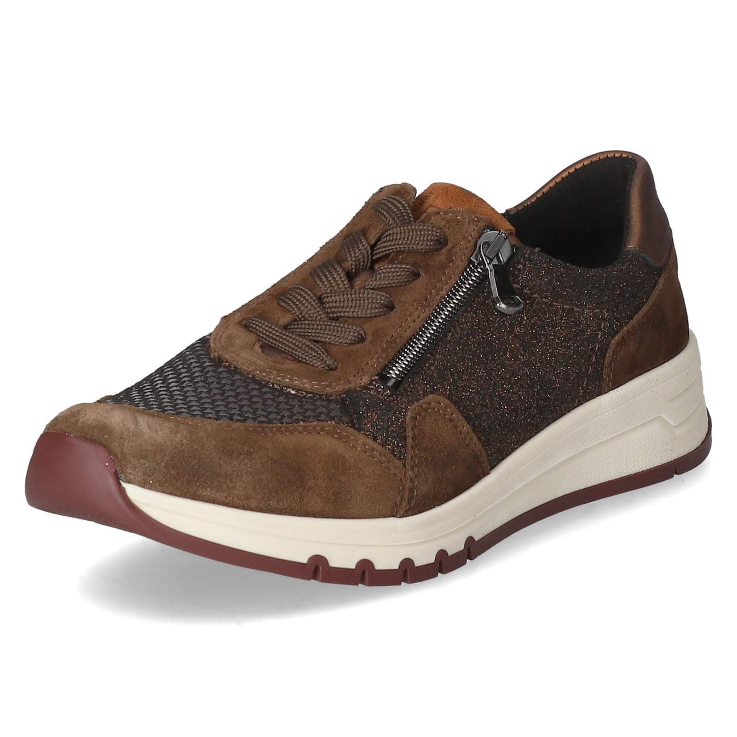 Waldläufer Waldläufer 957H02-501/277 Damen Leder & Textil braun Schnürschuh günstig online kaufen