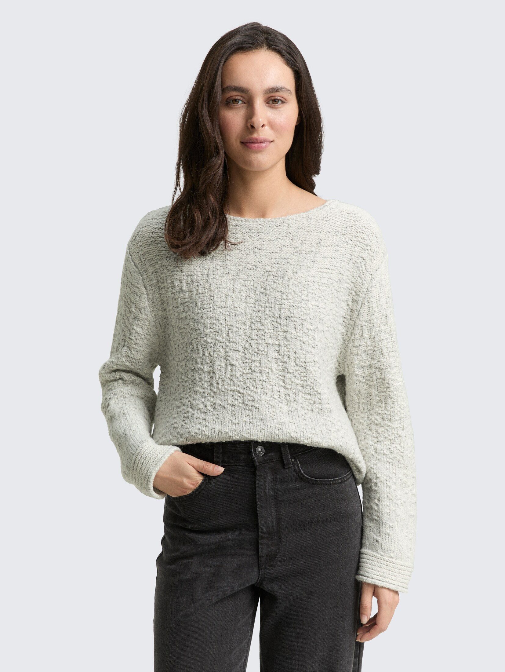 TOM TAILOR Strickpullover Pullover & Strickjacken Strickpullover mit Struktur